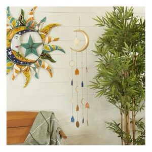 Colorful Sun and Moon Wall Decor